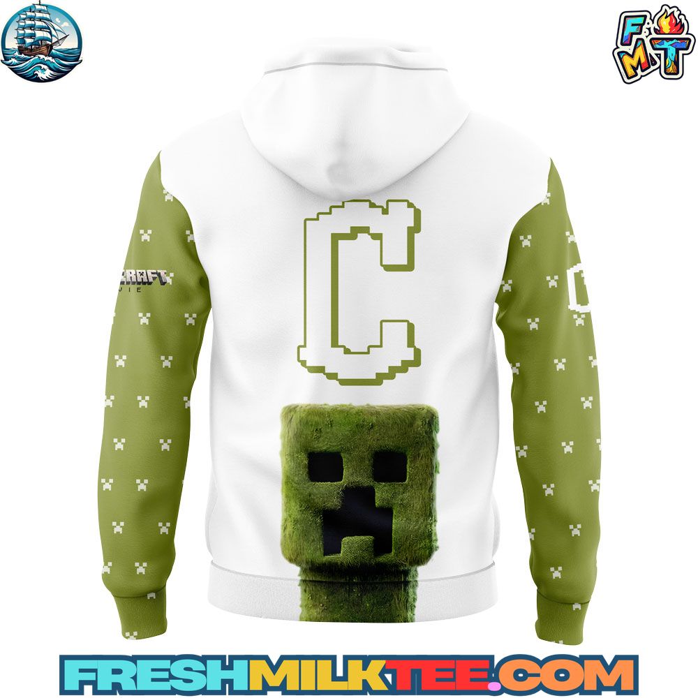 Cleveland Guardians MLB x Minecraft Hoodie Cleveland Guardians MLB x Minecraft Hoodie