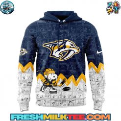 Nashville Predators NHL Anniversary of Peanuts Hoodie