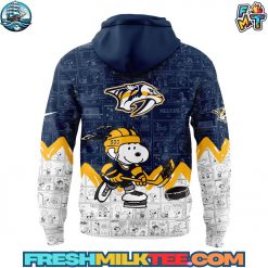 Nashville Predators NHL Anniversary of Peanuts Hoodie