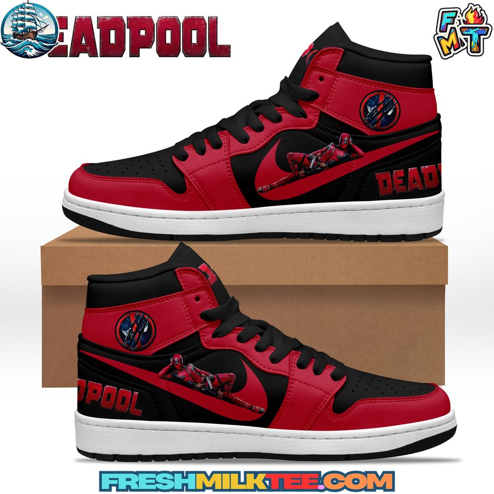 Deadpool Air Jordan 1 Sneaker Deadpool Air Jordan 1 Sneaker