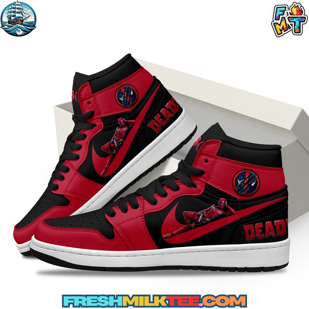 Deadpool Air Jordan 1 Sneaker Deadpool Air Jordan 1 Sneaker