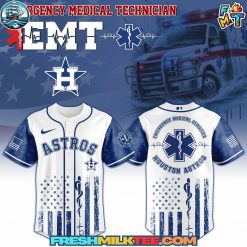 Houston Astros MLB x Emergency Medical Technician Appreciation Night Baseball Jersey Houston Astros MLB x Emergency Medical Technician Appreciation Night Baseball Jersey