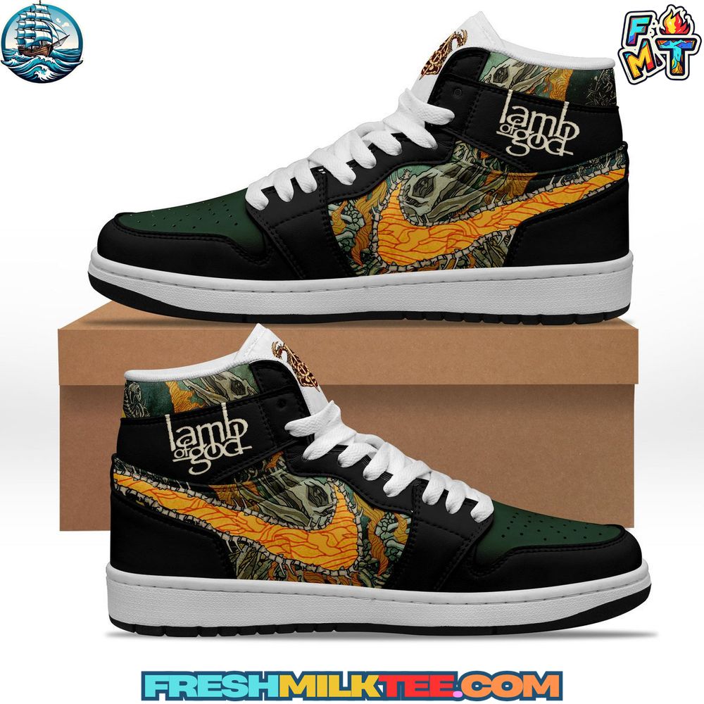 Lamb of God Air Jordan 1 Sneaker Lamb of God Air Jordan 1 Sneaker