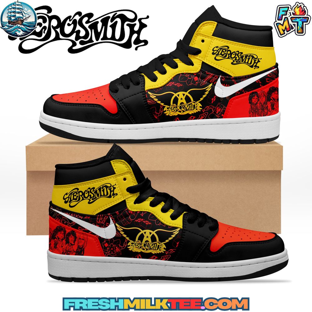 Aerosmith Air Jordan 1 Sneaker Aerosmith Air Jordan 1 Sneaker