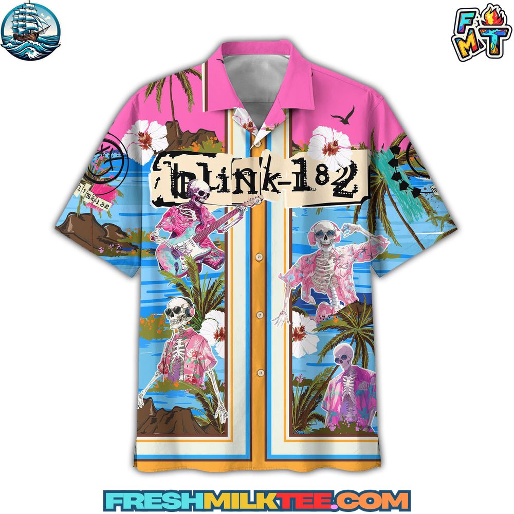 Blink-182 Hawaiian Shirt Blink-182 Hawaiian Shirt