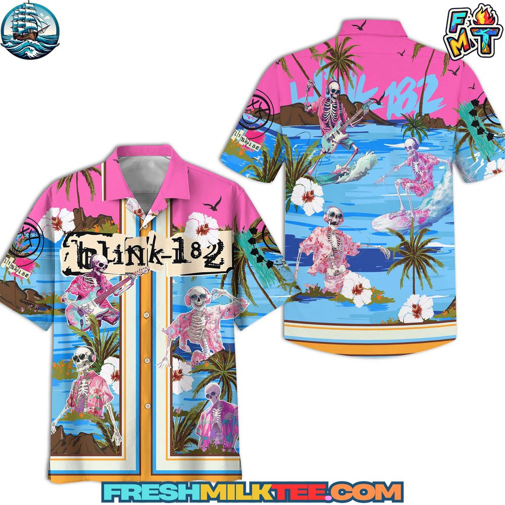 Blink182 Hawaiian Shirt Blink-182 Hawaiian Shirt