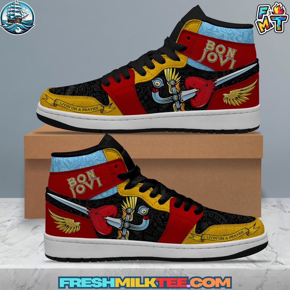 Bon Jovi Air Jordan 1 Sneaker Bon Jovi Air Jordan 1 Sneaker