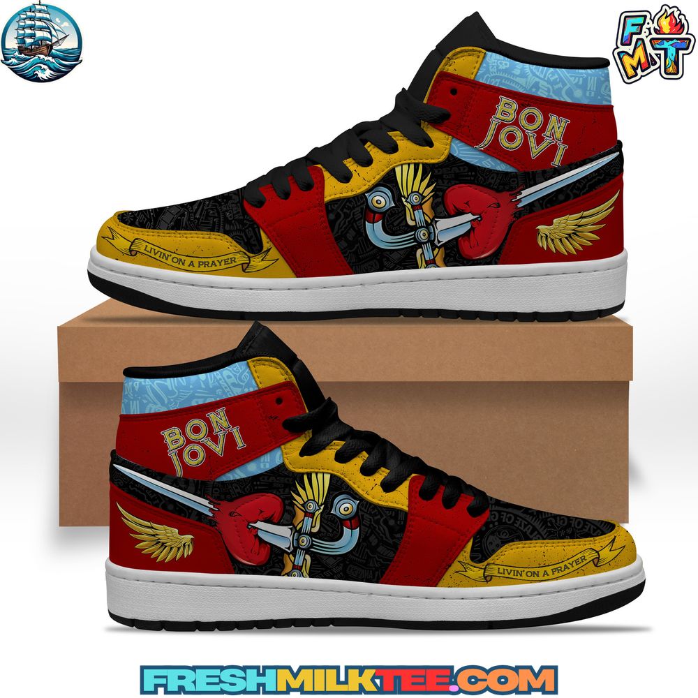 Bon Jovi Air Jordan 1 Sneaker Bon Jovi Air Jordan 1 Sneaker