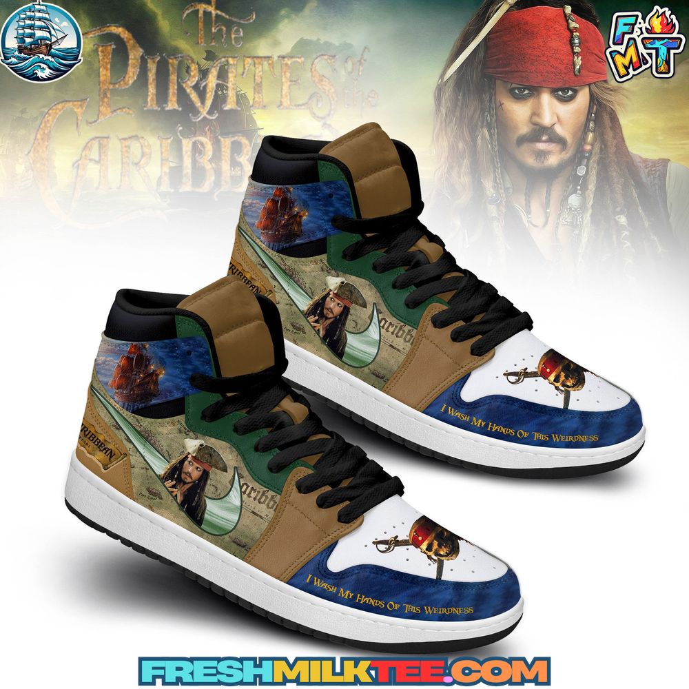 Captain Jack Sparrow Air Jordan 1 Sneaker Captain Jack Sparrow Air Jordan 1 Sneaker