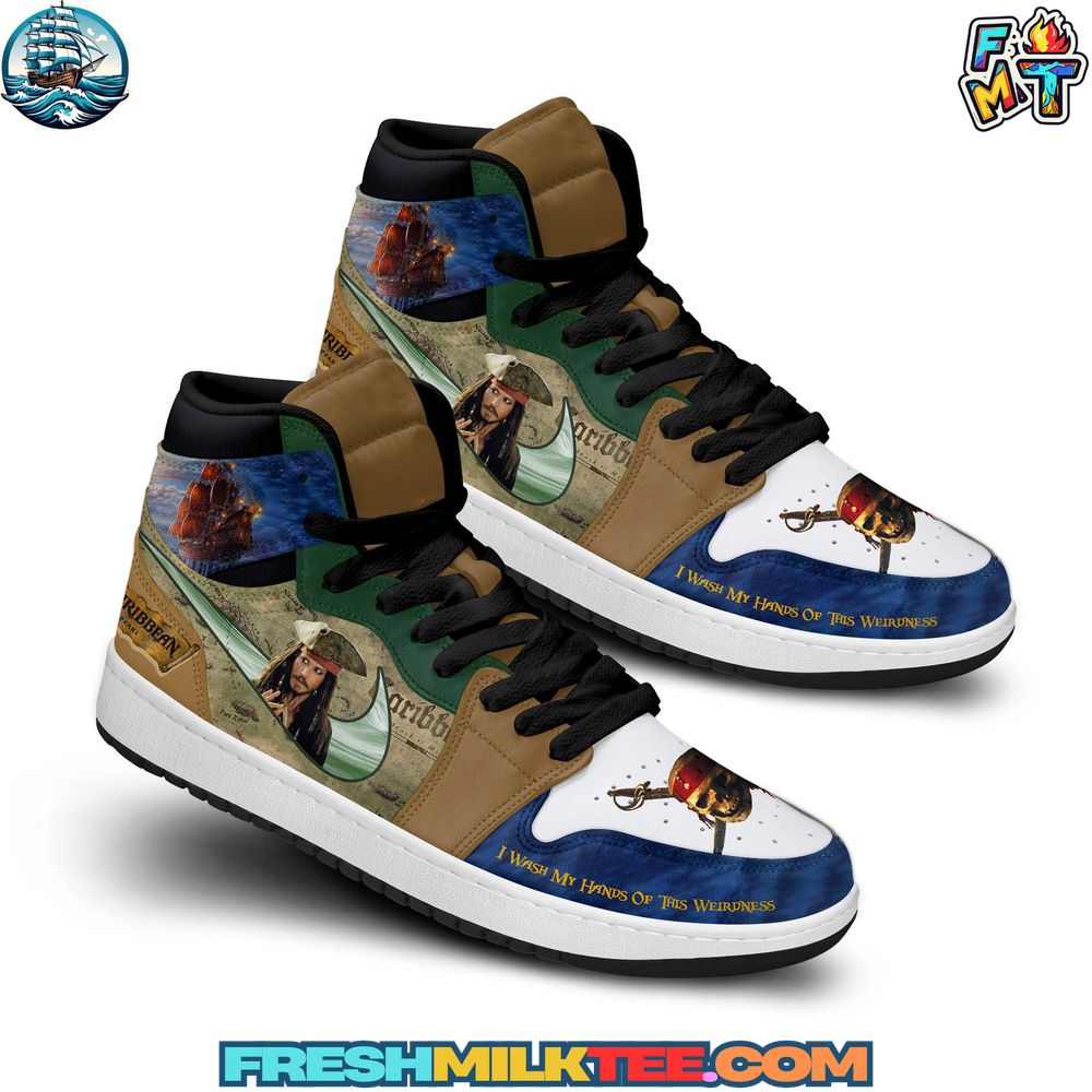 Captain Jack Sparrow Air Jordan 1 Sneaker Captain Jack Sparrow Air Jordan 1 Sneaker