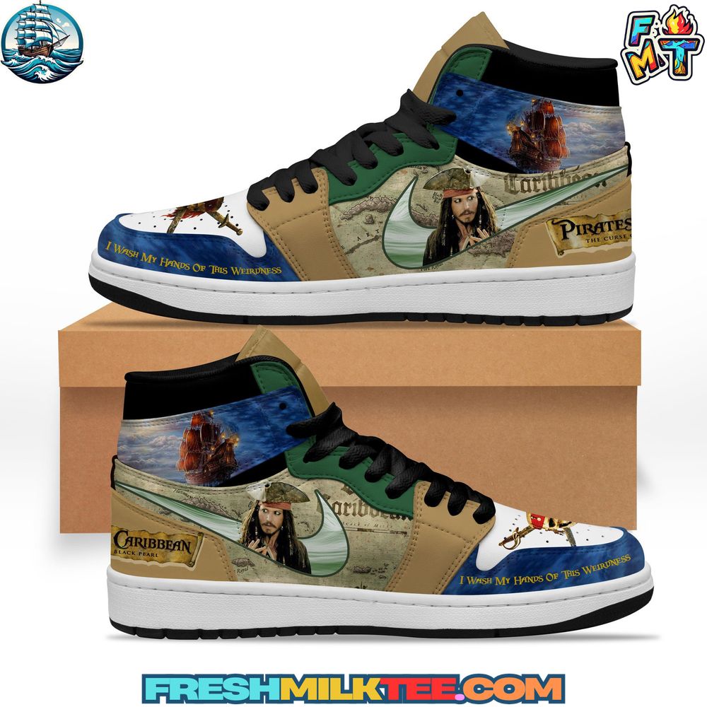Captain Jack Sparrow Air Jordan 1 Sneaker Captain Jack Sparrow Air Jordan 1 Sneaker