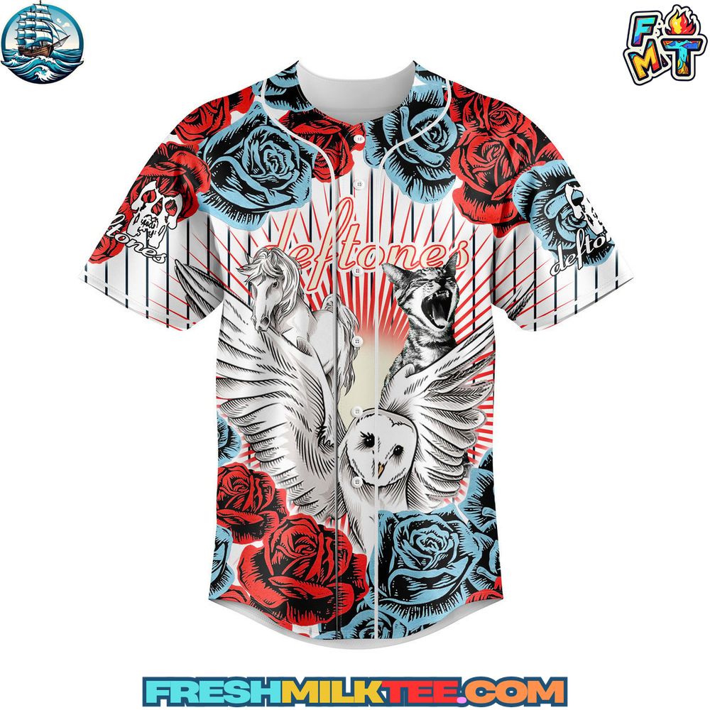 Deftones Baseball Jersey Deftones Baseball Jersey