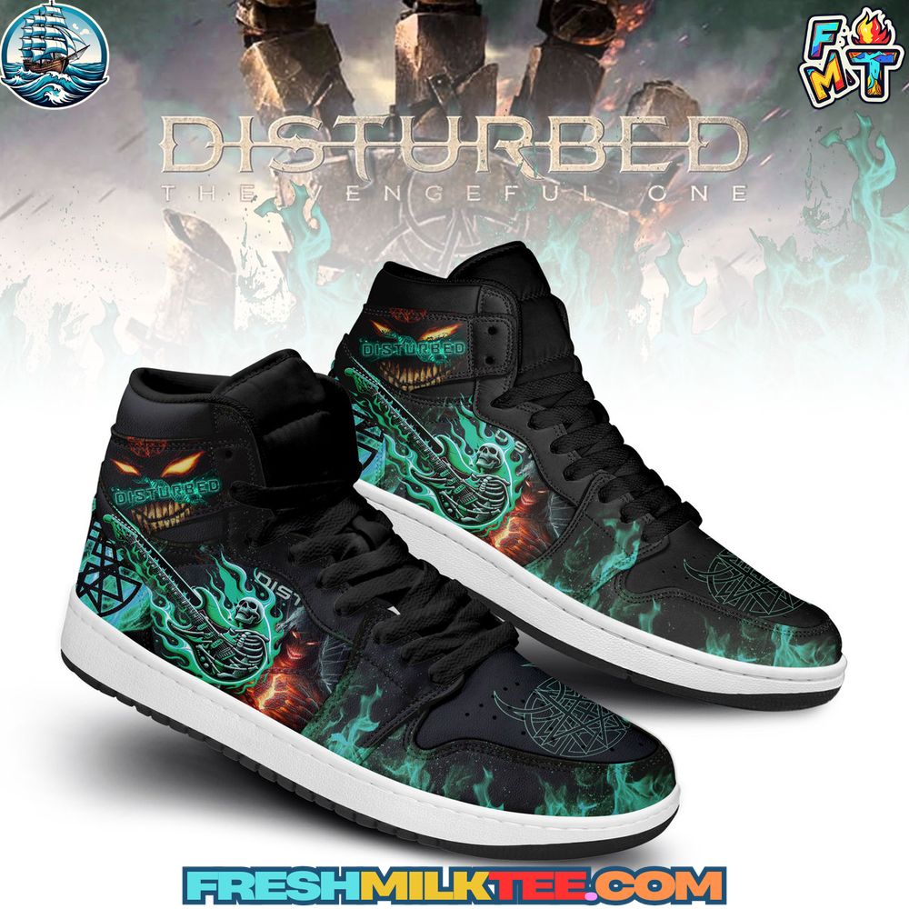 Disturbed Air Jordan 1 Sneaker Disturbed Band Air Jordan 1 Sneaker