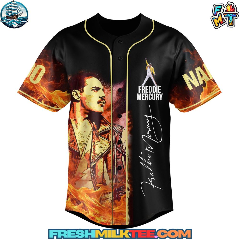 Freddie Mercury Baseball Jersey Freddie Mercury Baseball Jersey