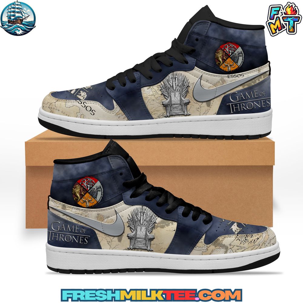 Game of Thrones Air Jordan 1 Sneaker Game of Thrones Air Jordan 1 Sneaker
