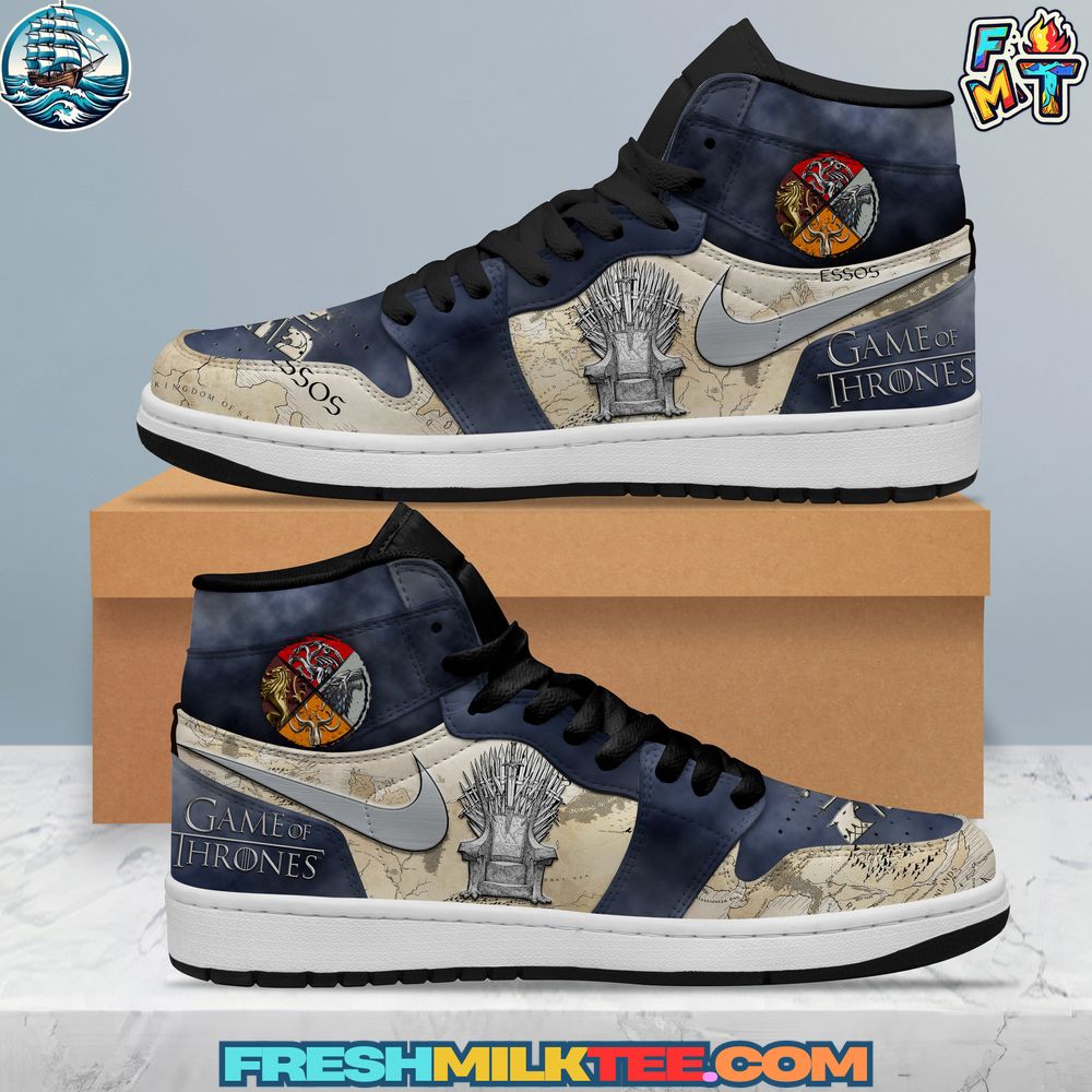 Game of Thrones Air Jordan 1 Sneaker Game of Thrones Air Jordan 1 Sneaker