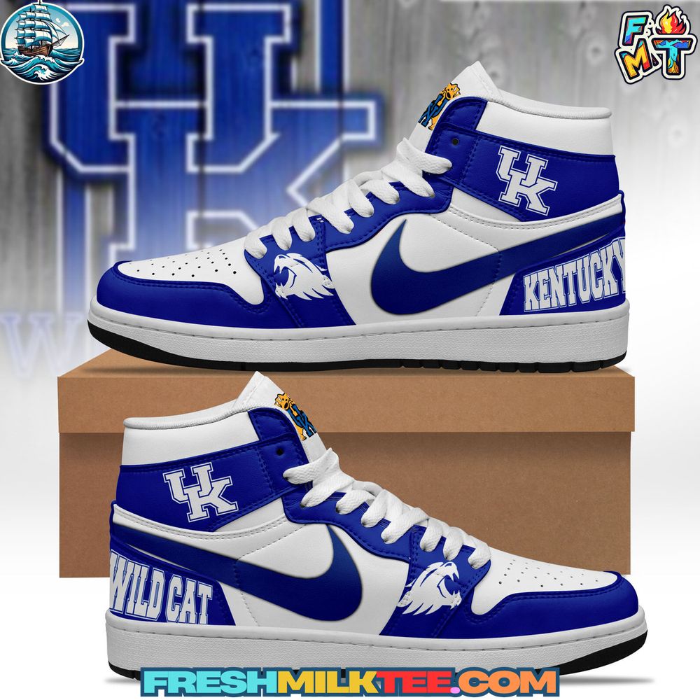 Kentucky Wildcats Basketball Air Jordan 1 Sneaker Kentucky Wildcats Basketball Air Jordan 1 Sneaker
