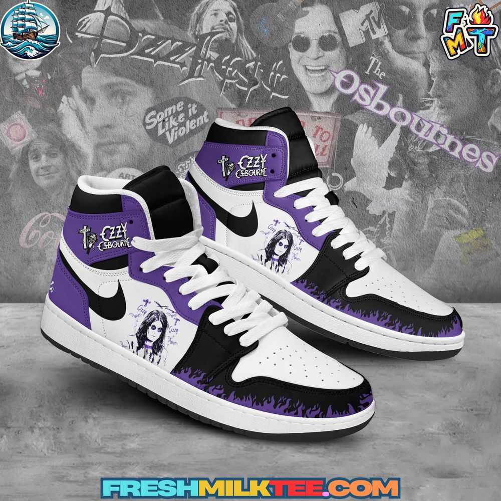 Ozzy Osbourne Air Jordan 1 Sneaker Ozzy Osbourne Air Jordan 1 Sneaker