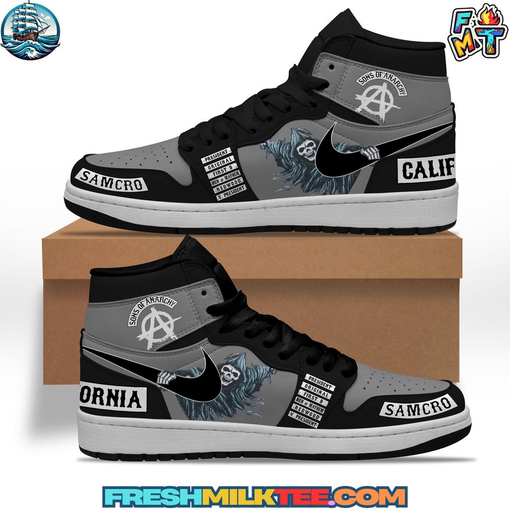 Sons of Anarchy Air Jordan 1 Sneaker Sons of Anarchy Air Jordan 1 Sneaker