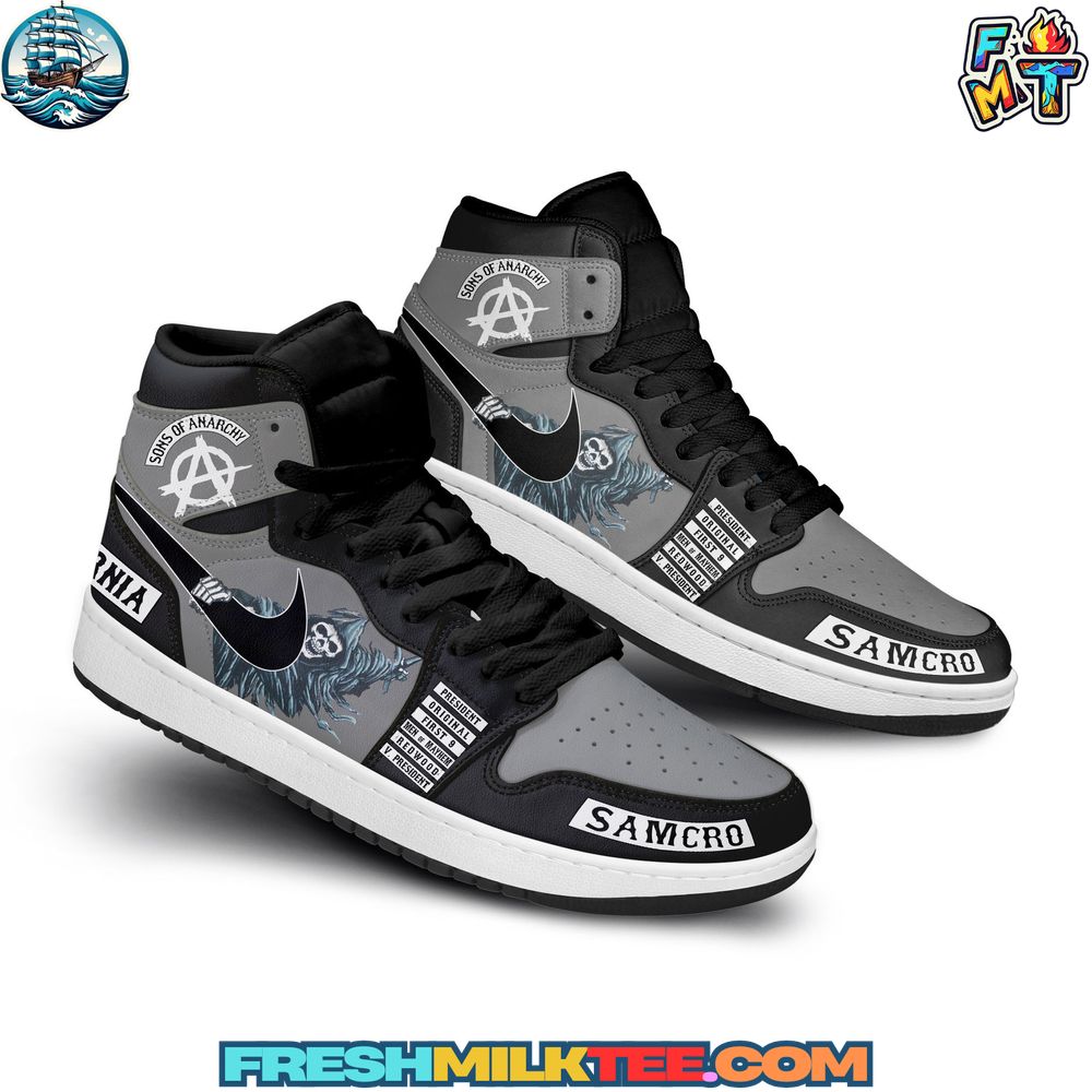 Sons of Anarchy Air Jordan 1 Sneaker Sons of Anarchy Air Jordan 1 Sneaker