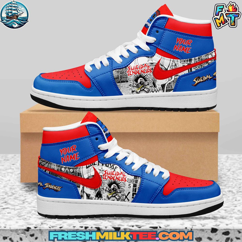 Suicidal Tendencies Air Jordan 1 Sneaker Suicidal Tendencies Air Jordan 1 Sneaker