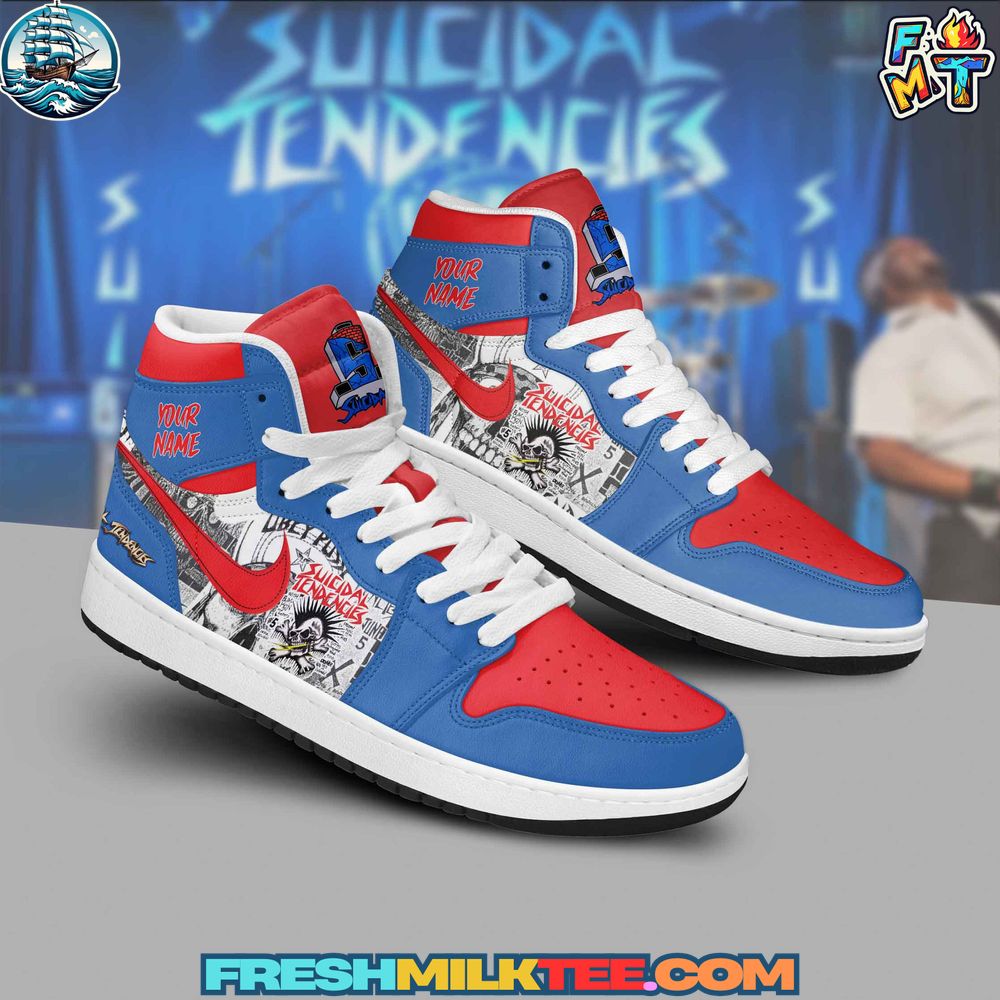Suicidal Tendencies Air Jordan 1 Sneaker Suicidal Tendencies Air Jordan 1 Sneaker