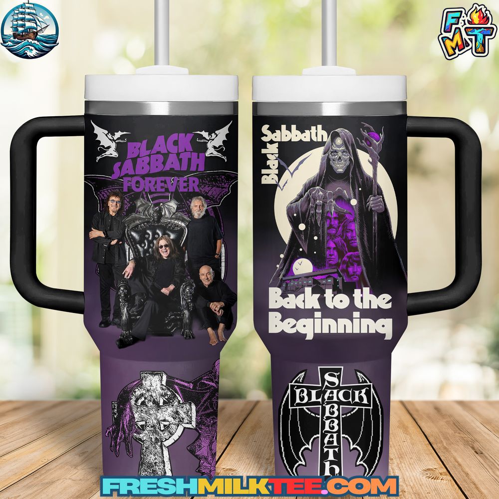 Black Sabbath Back to the Beginning Stanley Tumbler Cup Black Sabbath Back to the Beginning Stanley Tumbler Cup