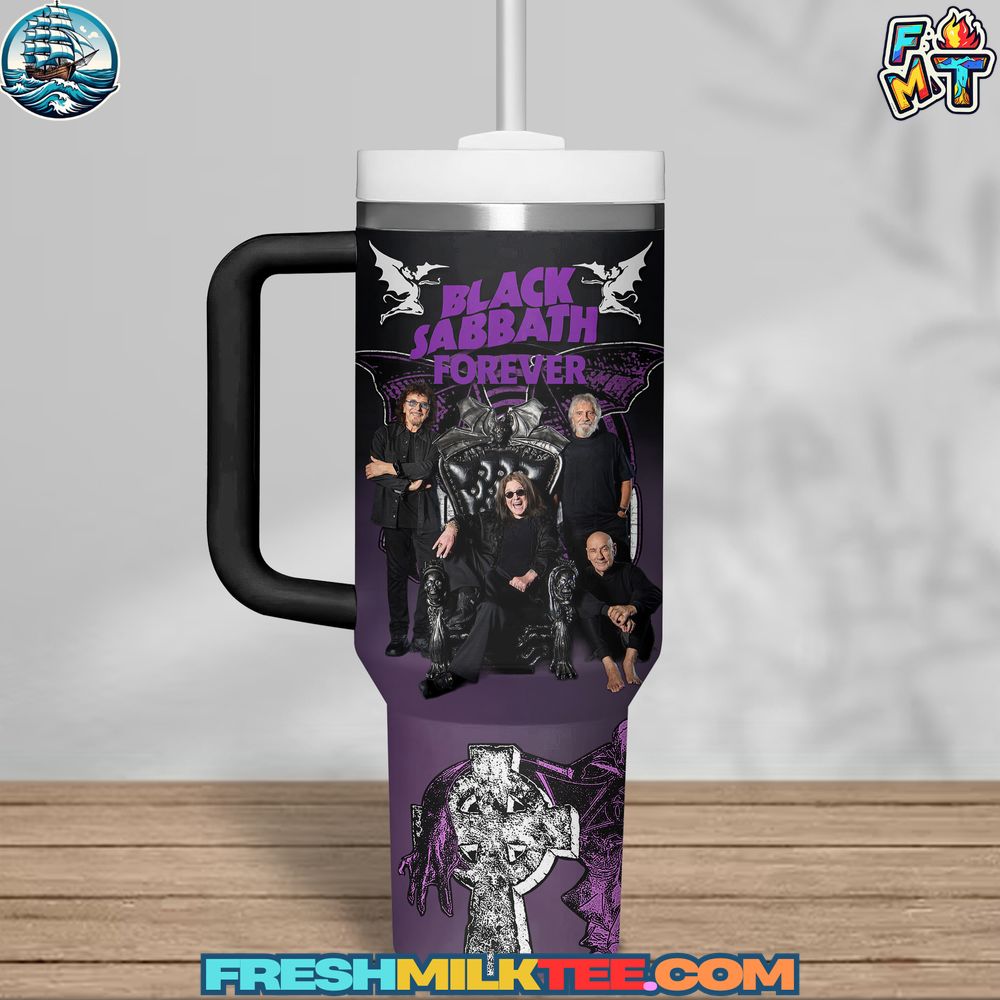 Black Sabbath Back to the Beginning Stanley Tumbler Cup Black Sabbath Back to the Beginning Stanley Tumbler Cup