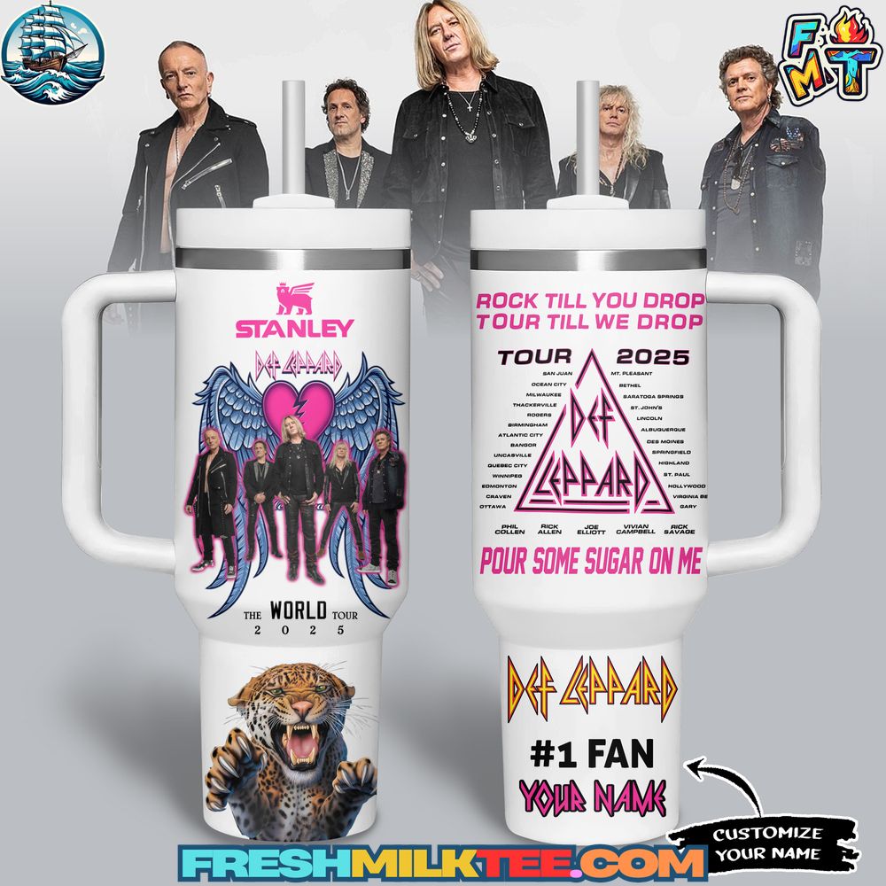 Def Leppard Stanley Tumbler Cup Def Leppard Stanley Tumbler Cup