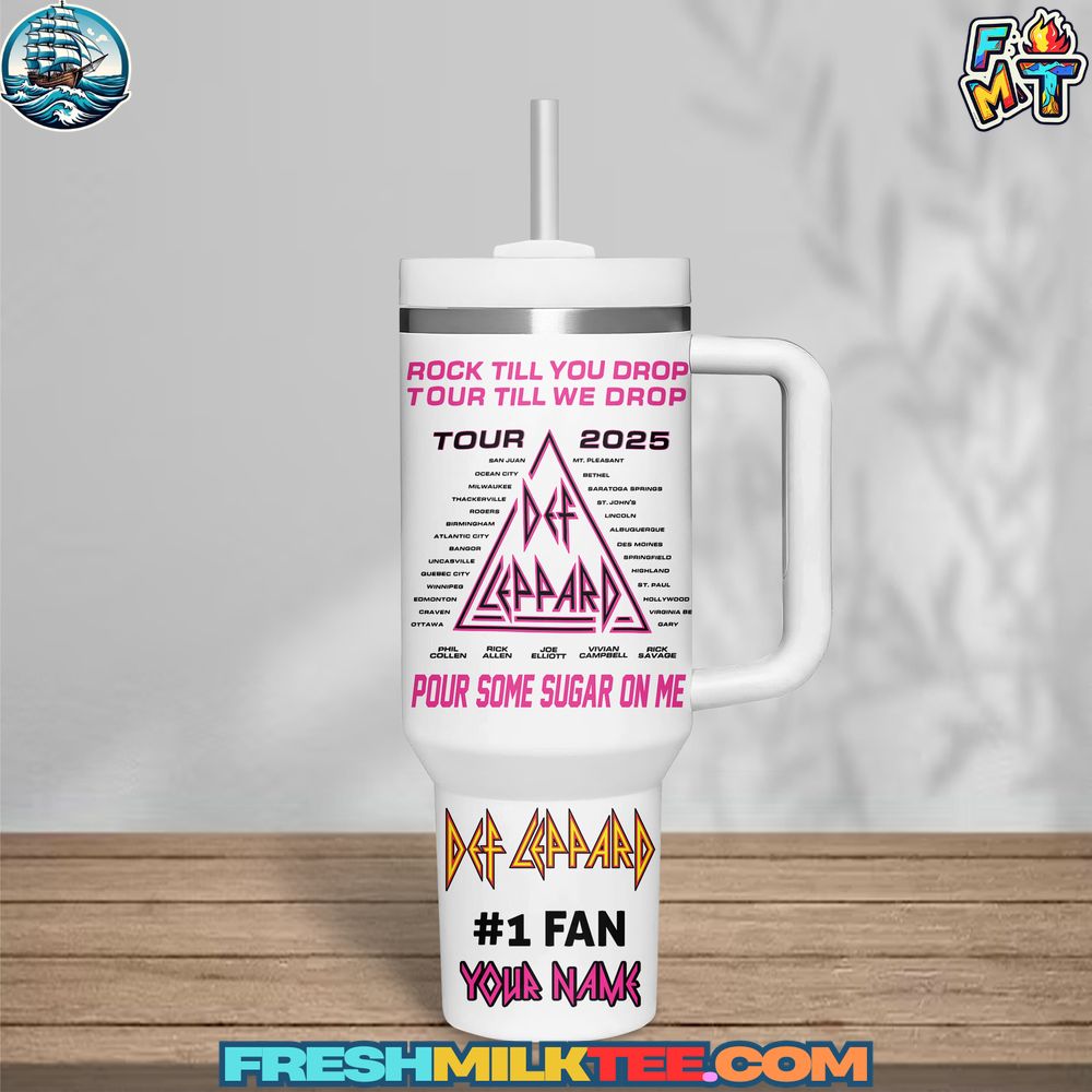Def Leppard Stanley Tumbler Cup Def Leppard Stanley Tumbler Cup