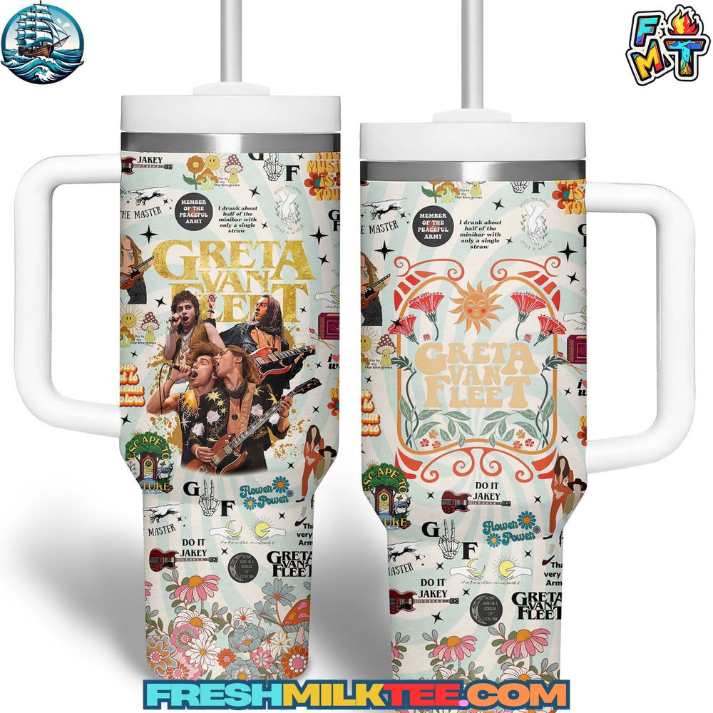 Greta Van Fleet Stanley Tumbler Cup Greta Van Fleet Stanley Tumbler Cup