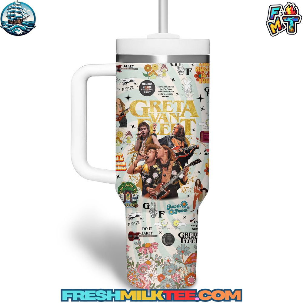 Greta Van Fleet Stanley Tumbler Cup Greta Van Fleet Stanley Tumbler Cup