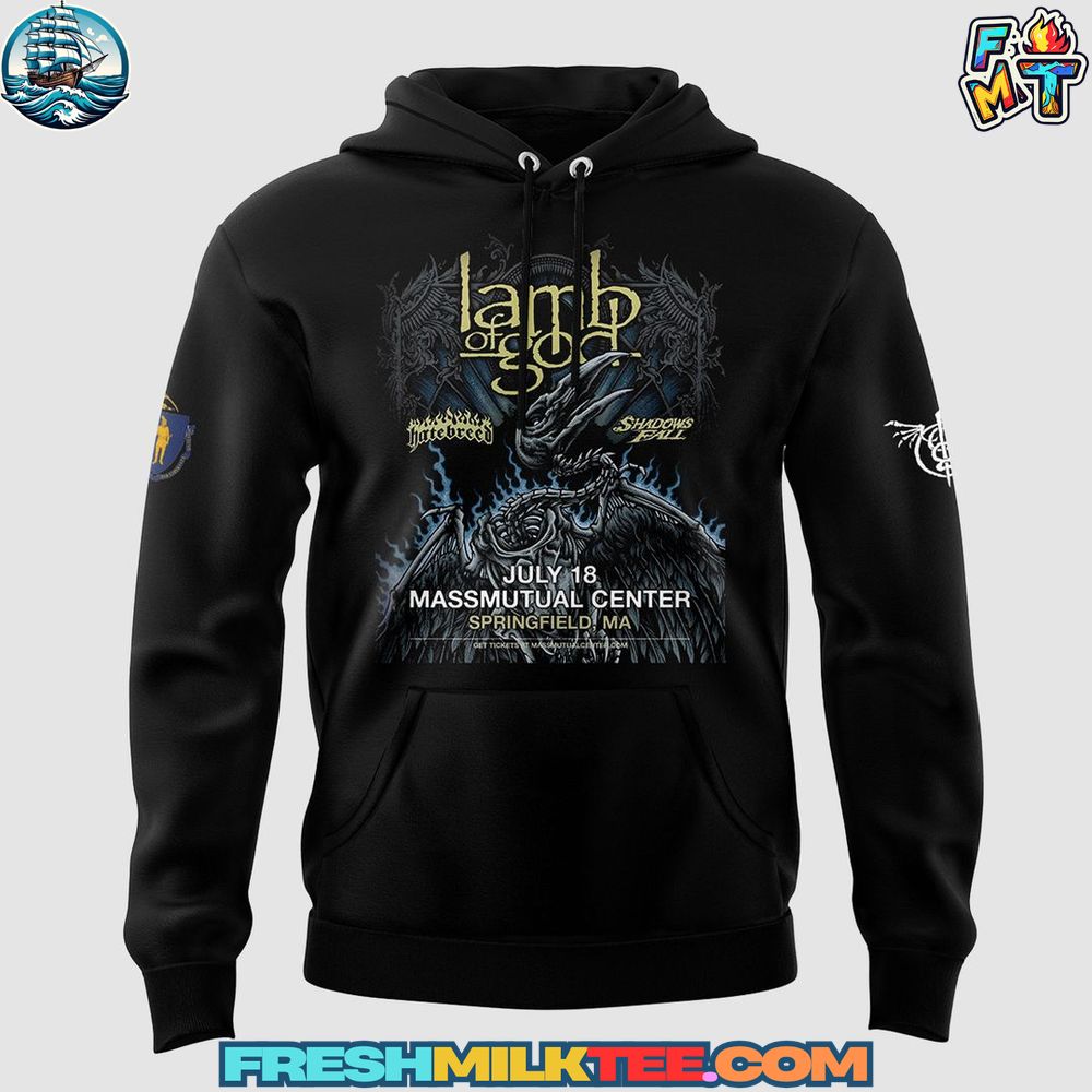 Lamb of God tour 2025 Hoodie Lamb of God tour 2025 Hoodie