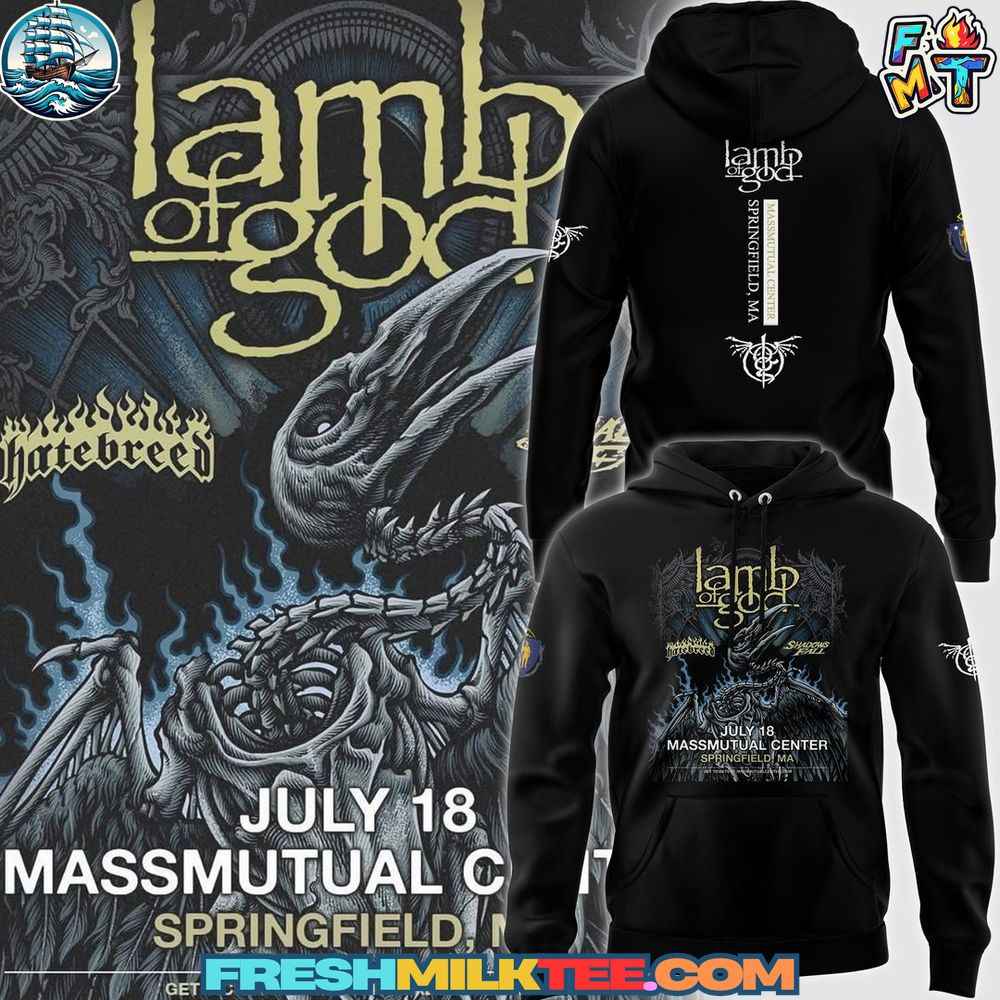 Lamb of God tour 2025 Hoodie Lamb of God tour 2025 Hoodie