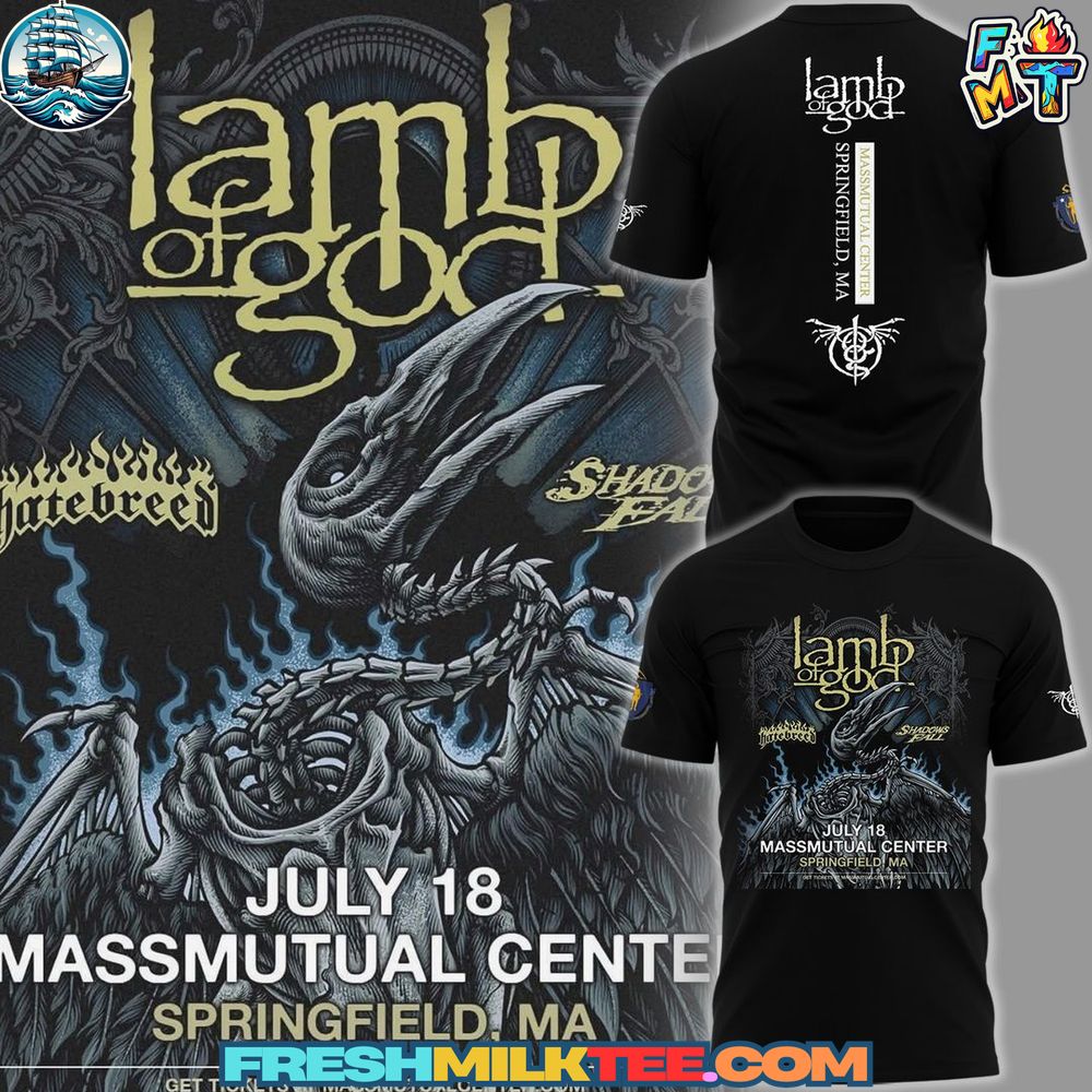 Lamb of God tour 2025 Tshirt Lamb of God tour 2025 T-shirt