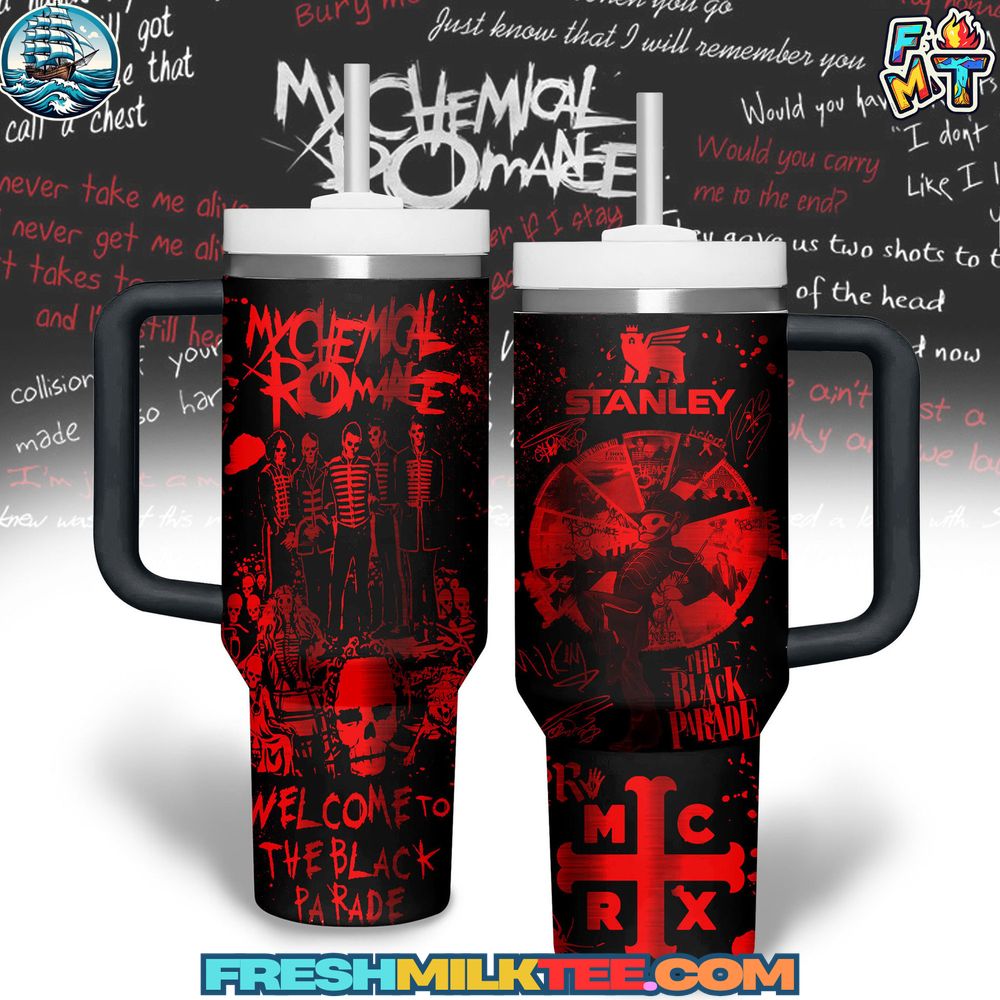 My Chemical Romance Stanley Tumbler Cup My Chemical Romance Stanley Tumbler Cup