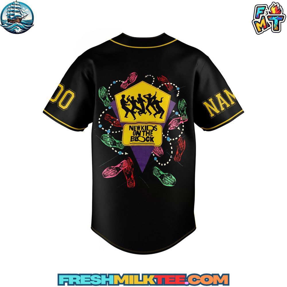 New Kids on the Block Baseball Jersey New Kids on the Block Baseball Jersey