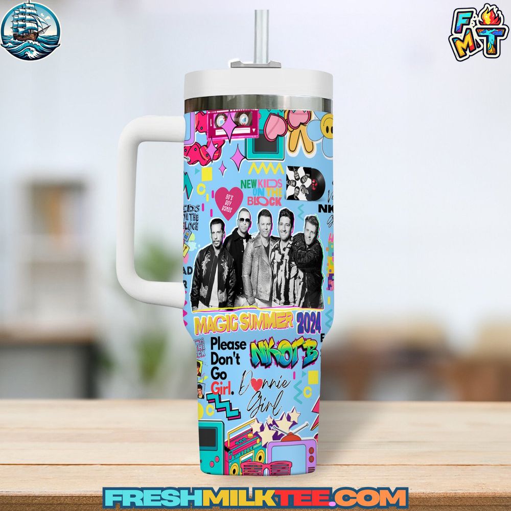 New Kids on the Block Stanley Tumbler Cup New Kids on the Block Stanley Tumbler Cup