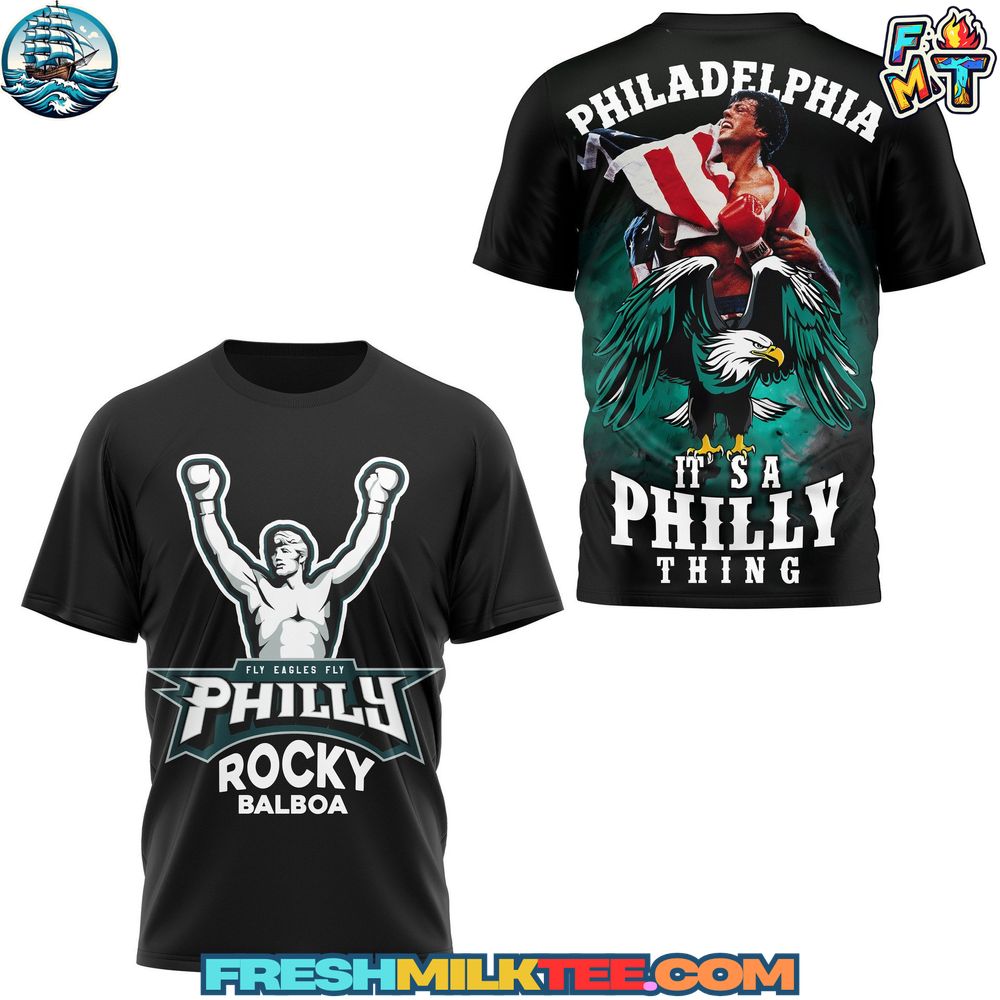Philadelphia Eagles NFL x Rocky Balboa T-shirt Philadelphia Eagles NFL x Rocky Balboa T-shirt