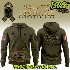 Baltimore Ravens NFL Salute to Service Club Hoodie