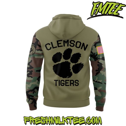 Clemson Tigers Football NCAA Salute to Service Club Hoodie