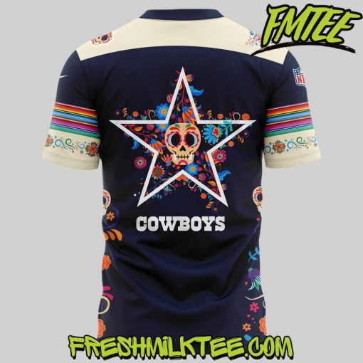 Dallas Cowboys NFL Dia De Los Muertos T-Shirt