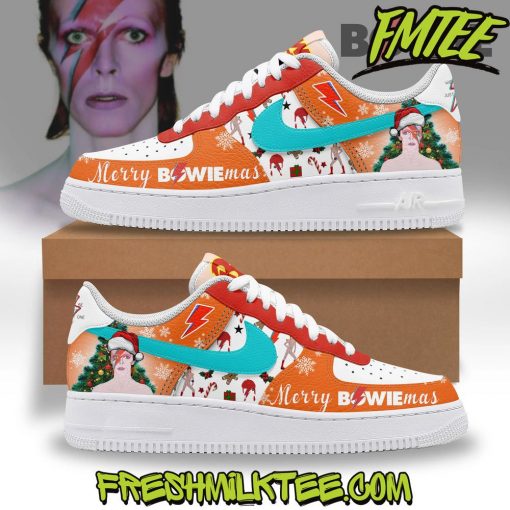 David Bowie Merry Christmas Air Force 1 Sneaker