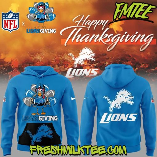 Detroit Lions NFL Thanksgiving Day Hoodie