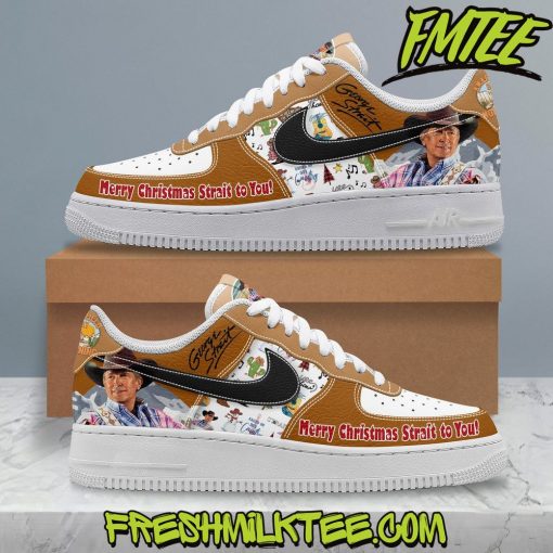 George Strait Merry Christmas Air Force 1 Sneaker