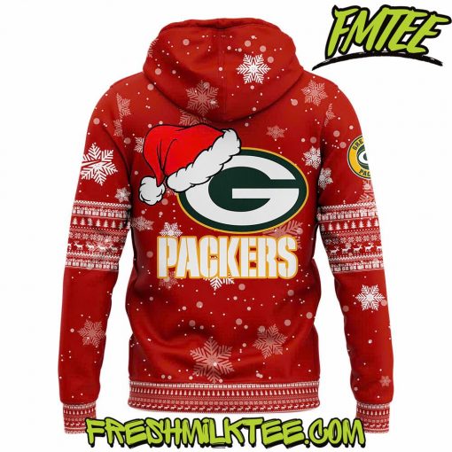 Green Bay Packers NFL Merry Christmas Hoodie