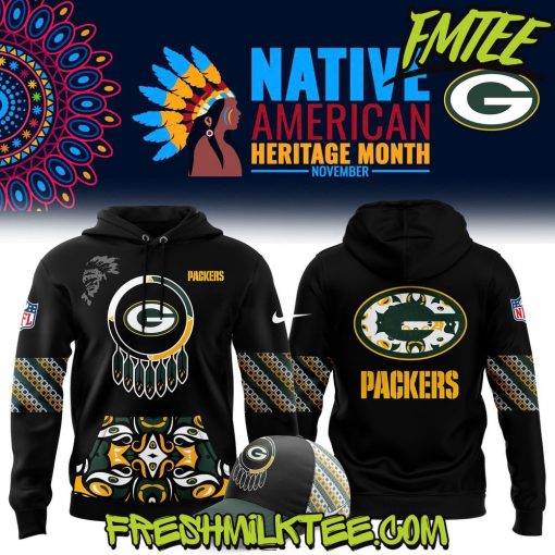 Green Bay Packers NFL Native American Heritage Month Hoodie