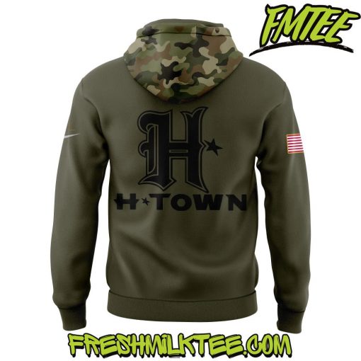 Houston Texans NFL New Army Camo Pullover Hoodie