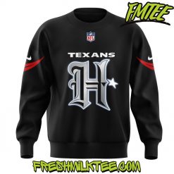 Houston Texans NFL UNIFORM Battle Black Sweatshirt