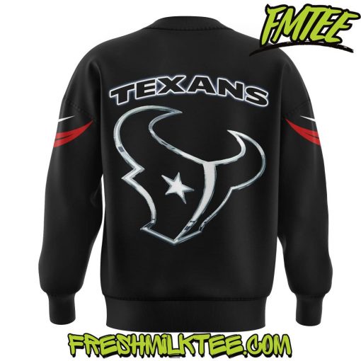 Houston Texans NFL UNIFORM Battle Black Sweatshirt